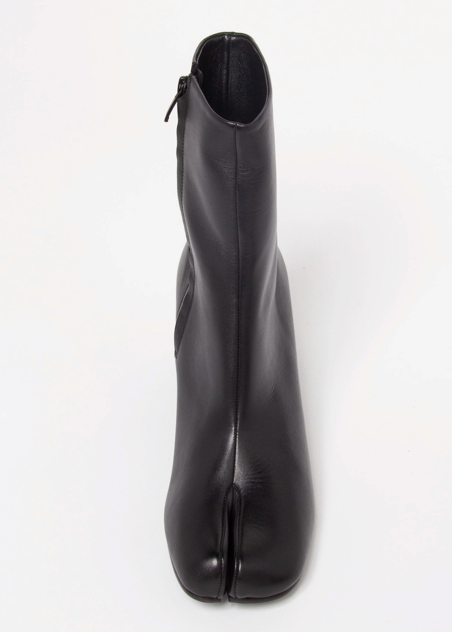 swatch_Black Leather tabi boot boots