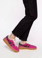 swatch_Fuchsia/Black/Green athena platform sneaker shoes