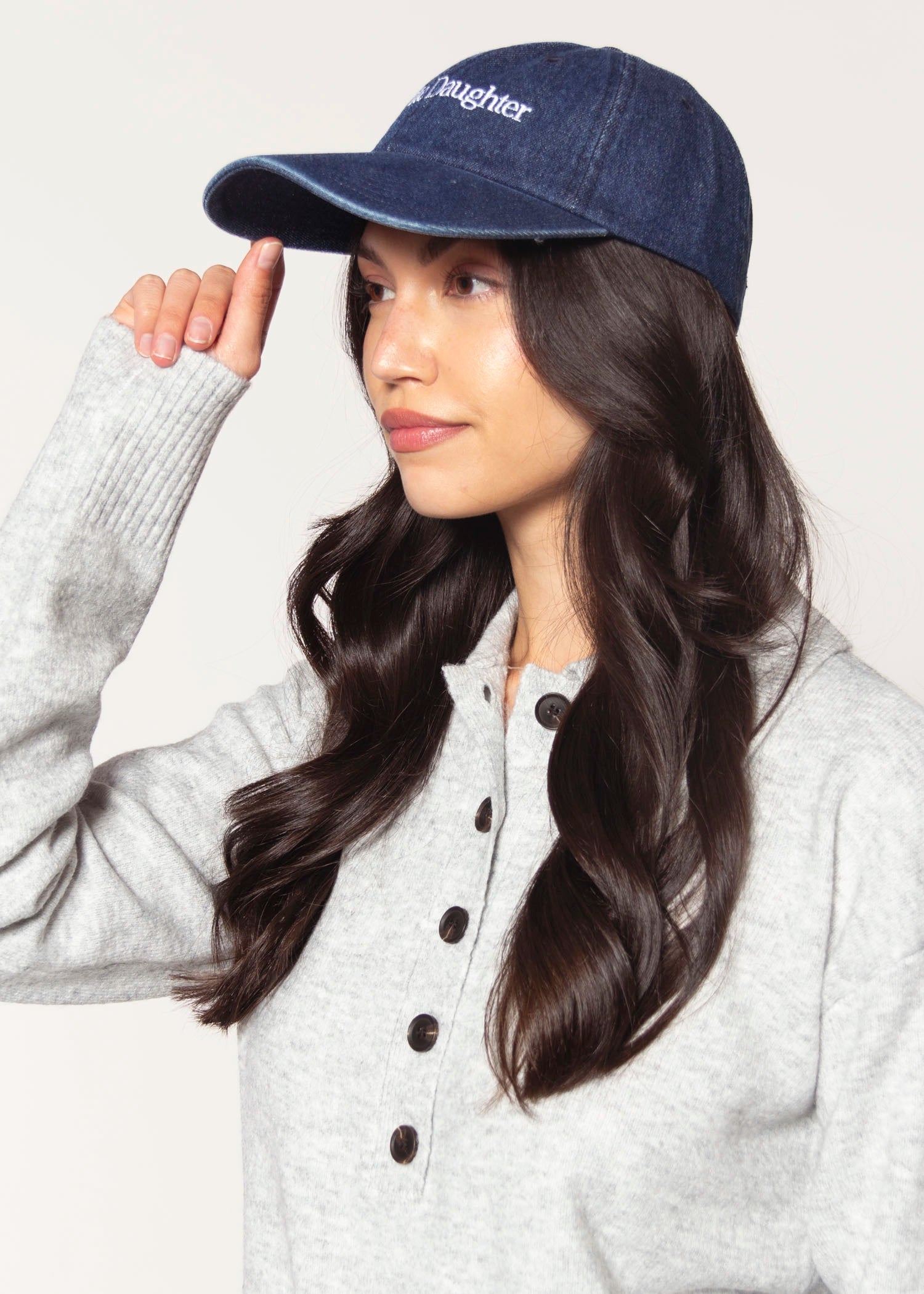 swatch_Denim favorite daughter baseball hat