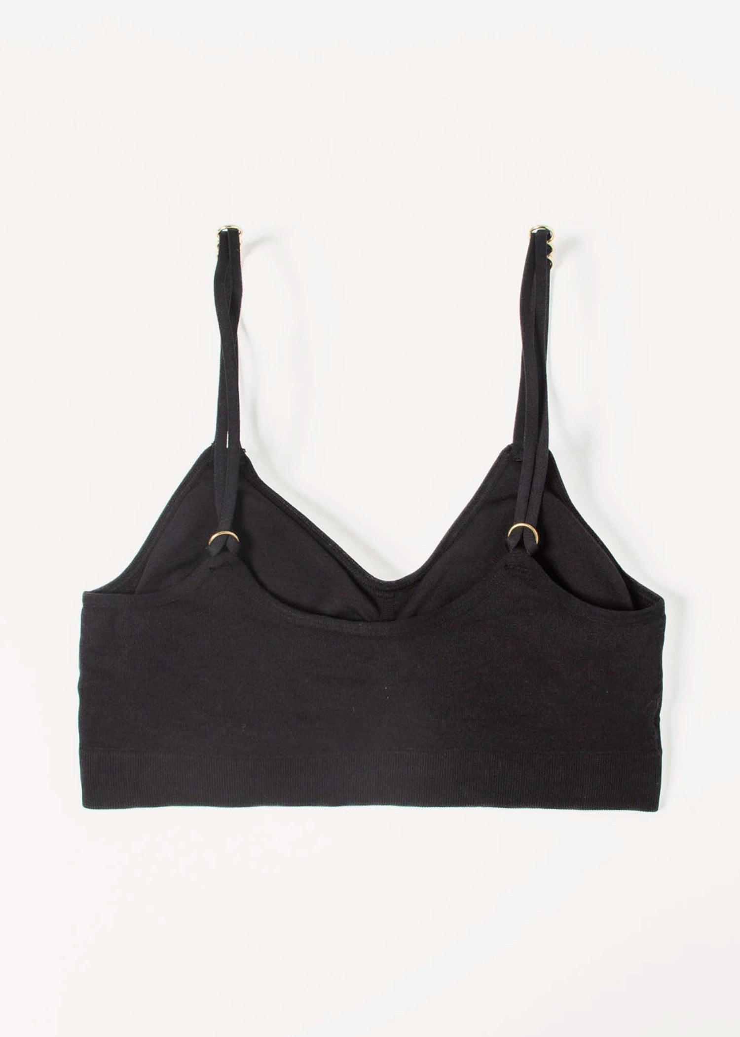 swatch_Black adjustable strap bralette strap its