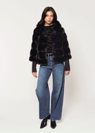 swatch_Black feline jacket coats