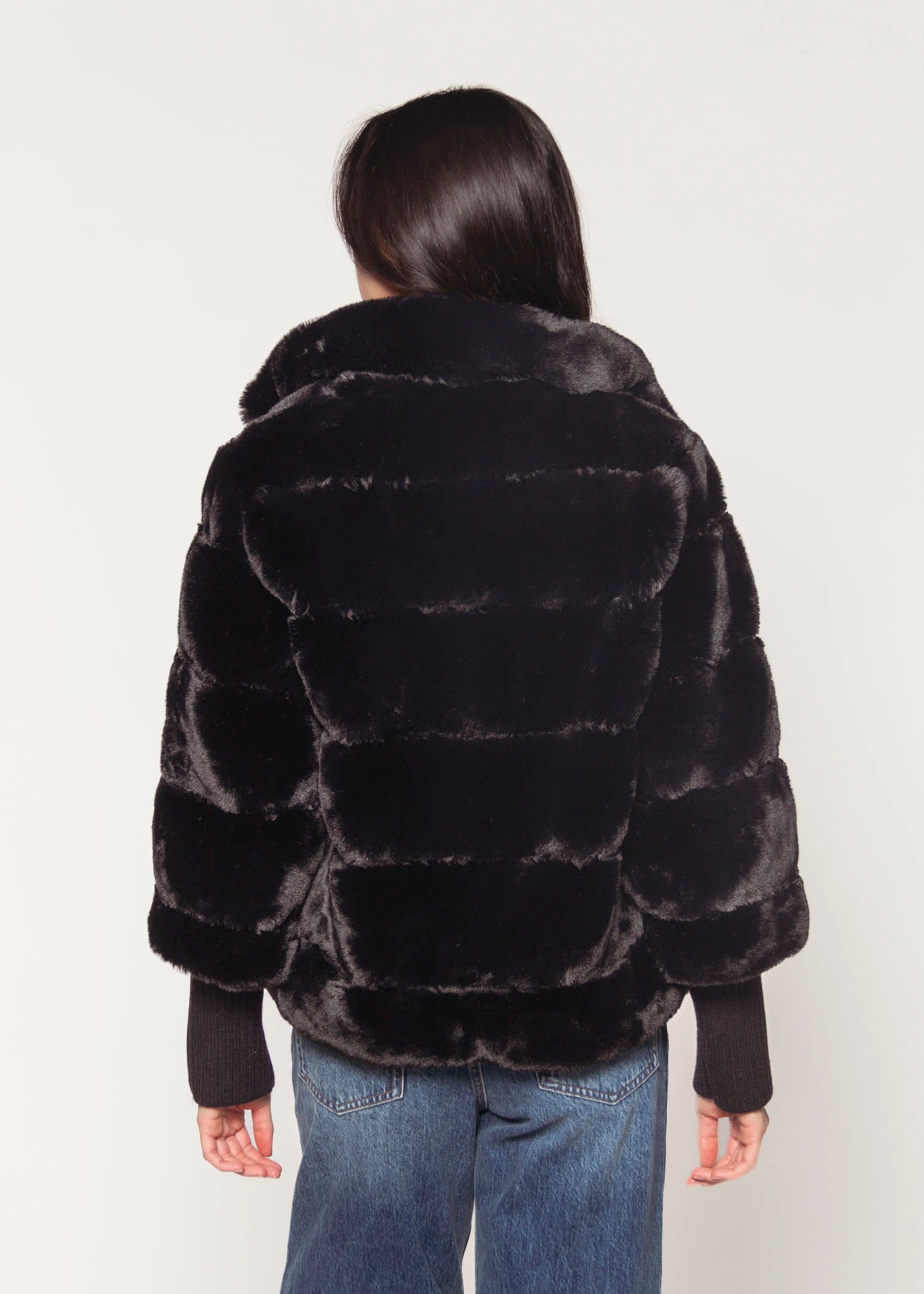 swatch_Black feline jacket coats