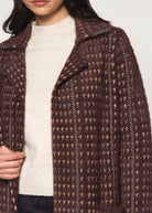 swatch_Chocolate/Oat Multi marceau coat coats