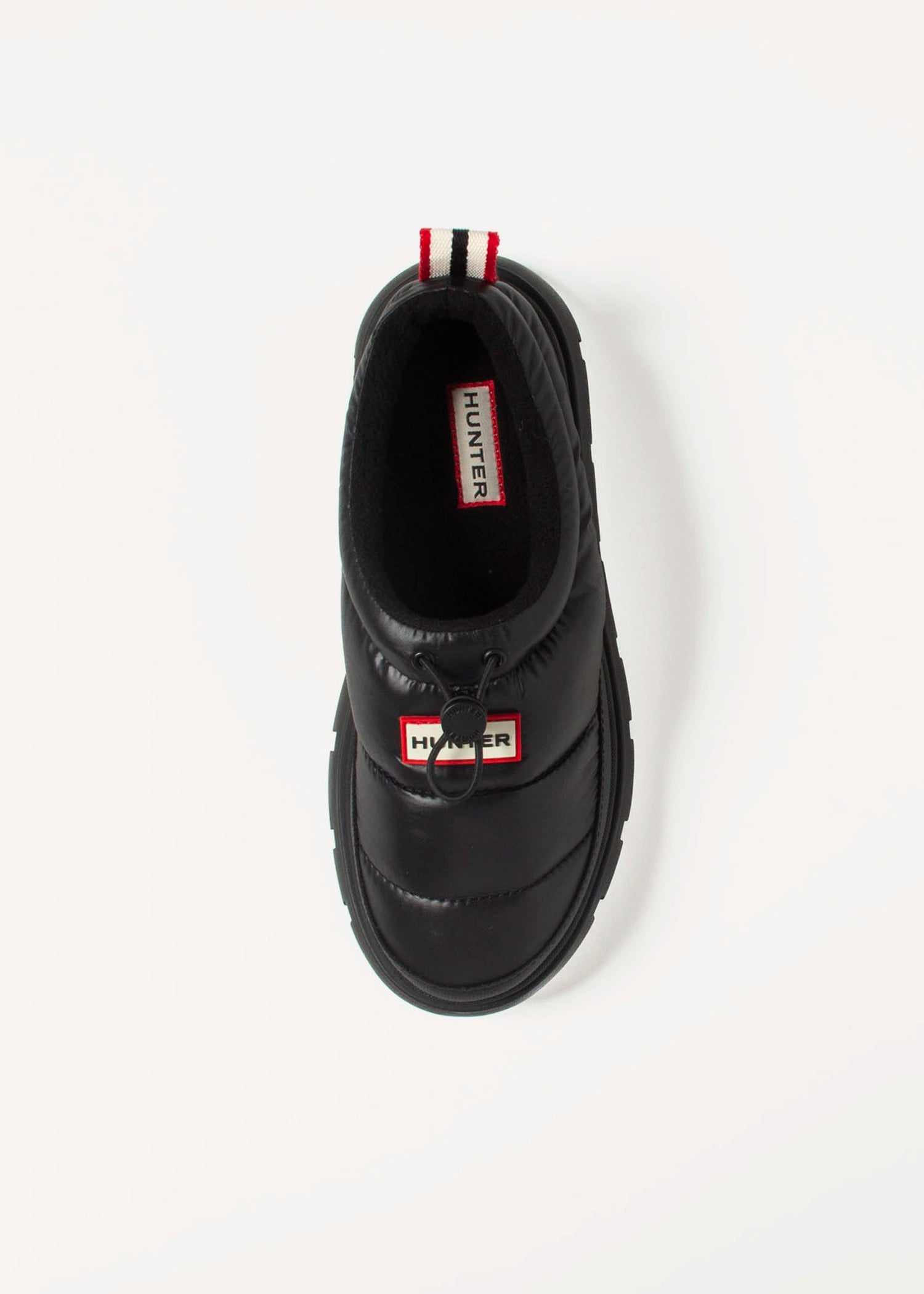 swatch_Black madi puffer slip on shoes