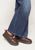 swatch_Dark Brown madi puffer slip on shoes