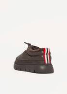 swatch_Dark Brown madi puffer slip on shoes