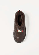 swatch_Dark Brown madi puffer slip on shoes
