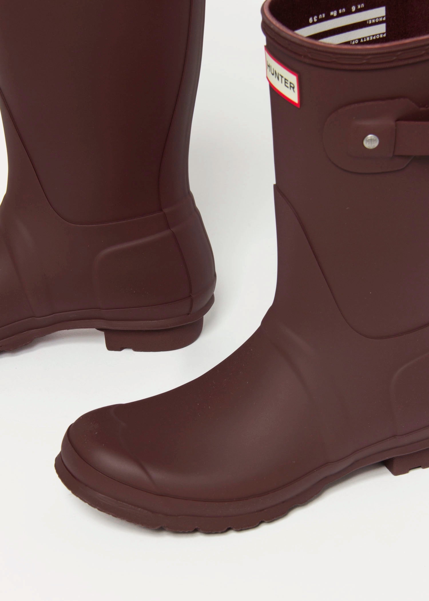 swatch_Rum Raisin original short rainboot boots