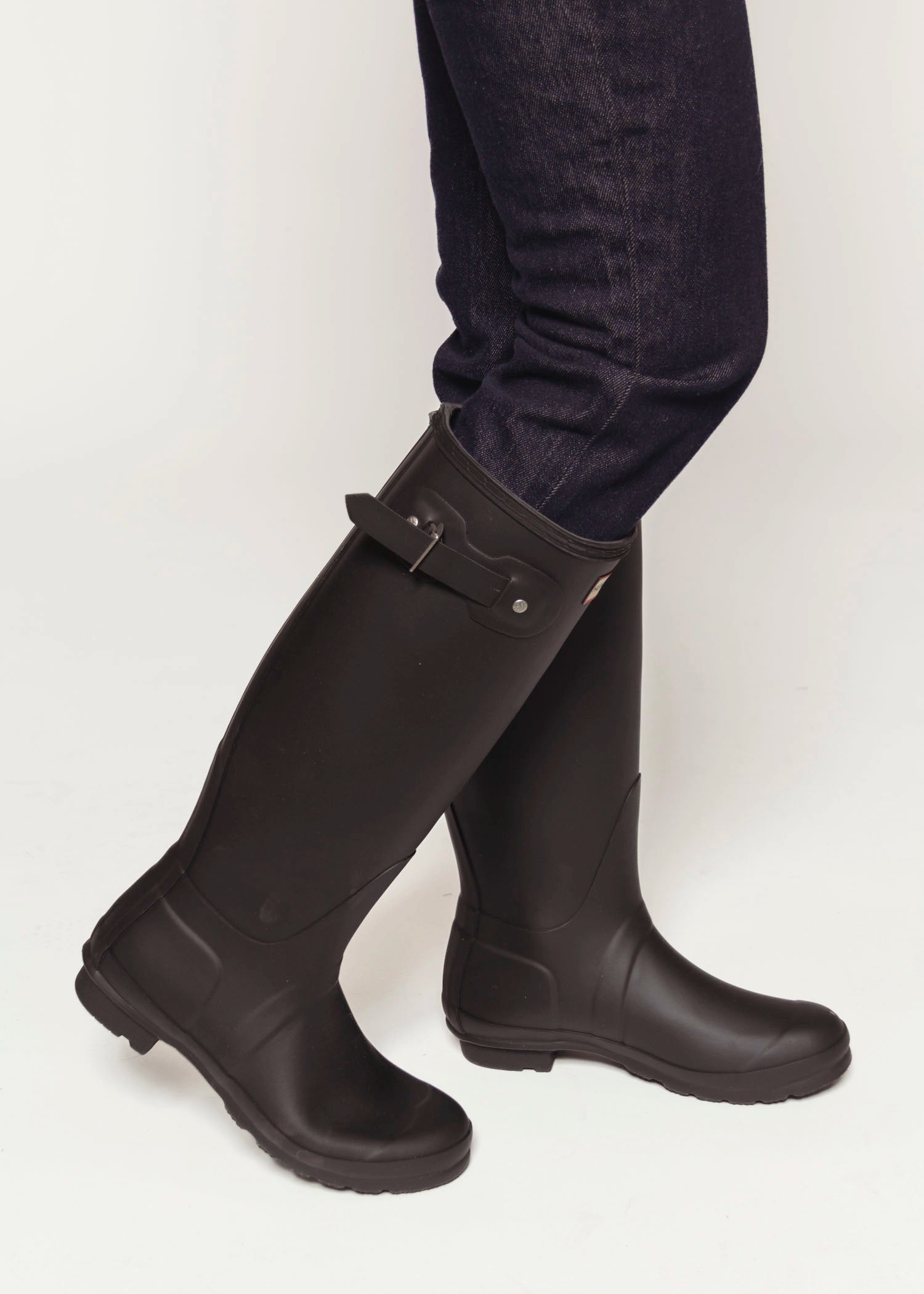 swatch_Black original tall rainboot boots
