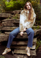 swatch_Birch/Basil rino and pelle amine faux fur jacket