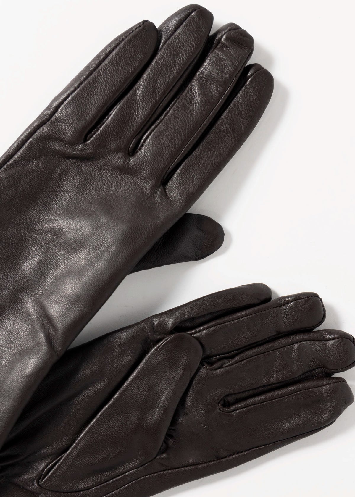 swatch_Black rino and pelle florianne long leather gloves