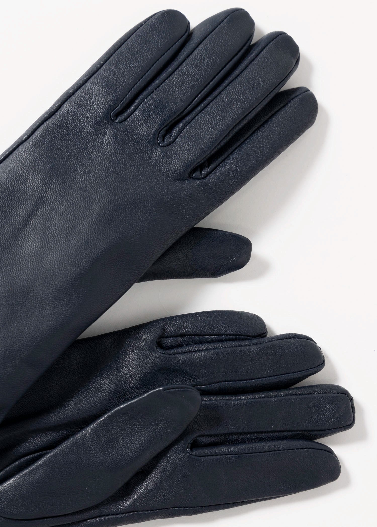 swatch_Navy rino and pelle florianne long leather gloves