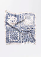 swatch_Blue/White bandana head scarf