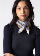 swatch_Blue/White bandana head scarf
