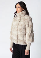 swatch_Birch rino and pelle feline quilted faux fur jacket