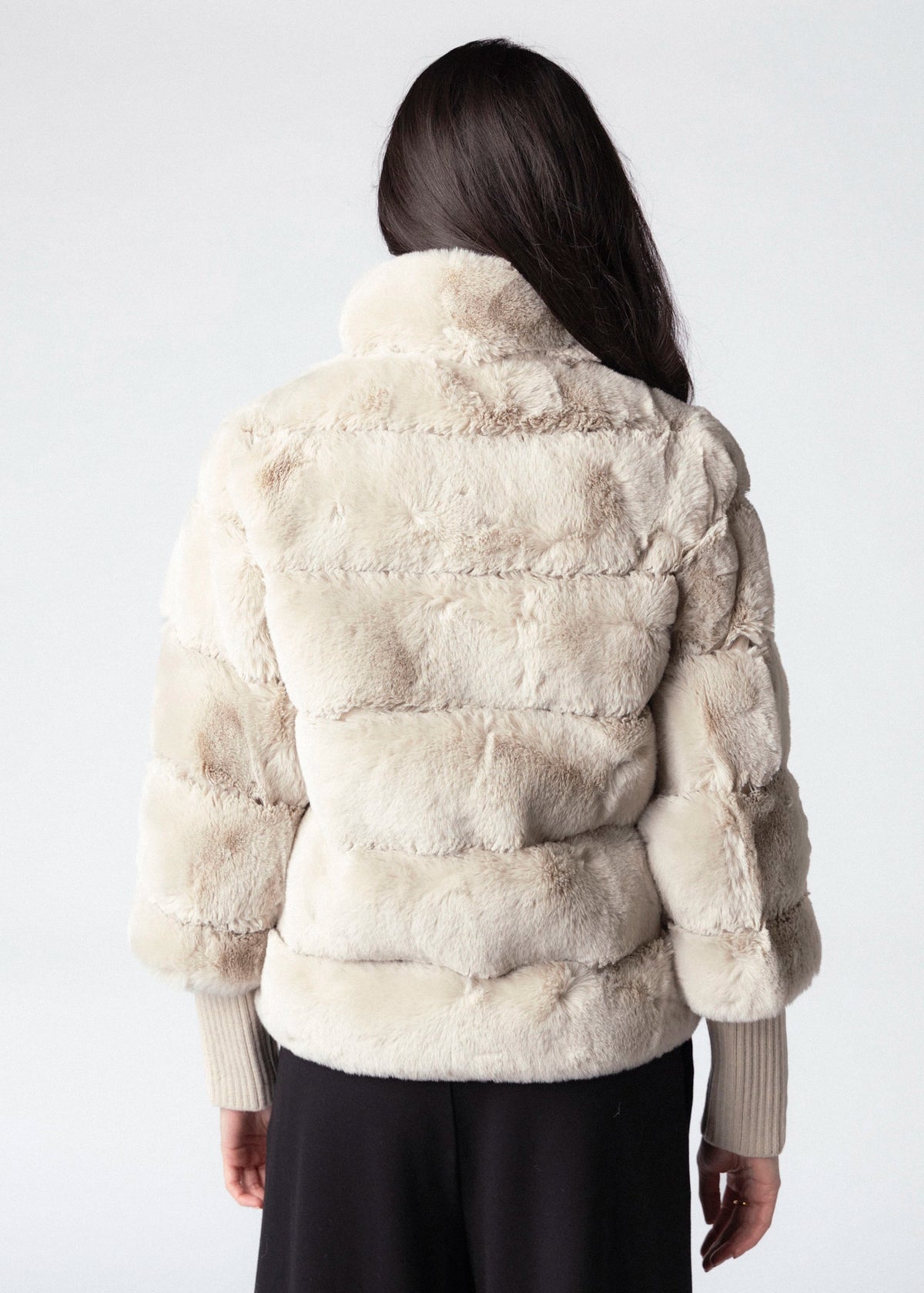swatch_Birch rino and pelle feline quilted faux fur jacket