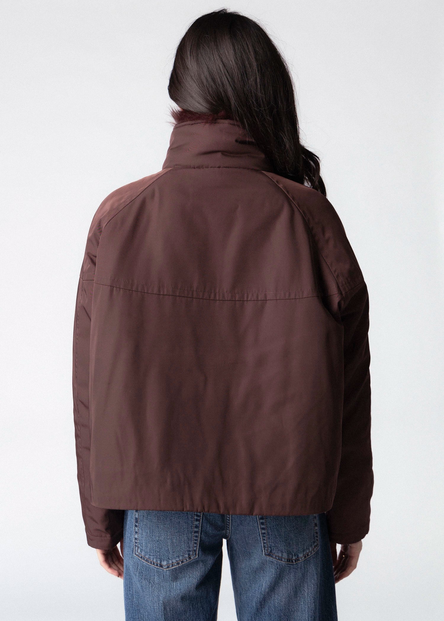 swatch_Fudge rino and pelle nanne faux fur collar jacket