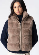 swatch_Mocha Latte rino and pelle may faux fur vest