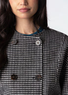 swatch_Black check wool jacket