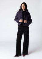 swatch_Purple Merlot sage the label sigrid houndstooth jacket