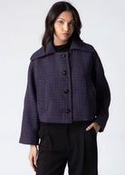 swatch_Purple Merlot sage the label sigrid houndstooth jacket