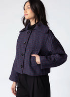 swatch_Purple Merlot sage the label sigrid houndstooth jacket