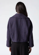 swatch_Purple Merlot sage the label sigrid houndstooth jacket