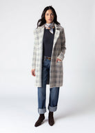 swatch_Ivory Plaid sage the label marlo plaid coat