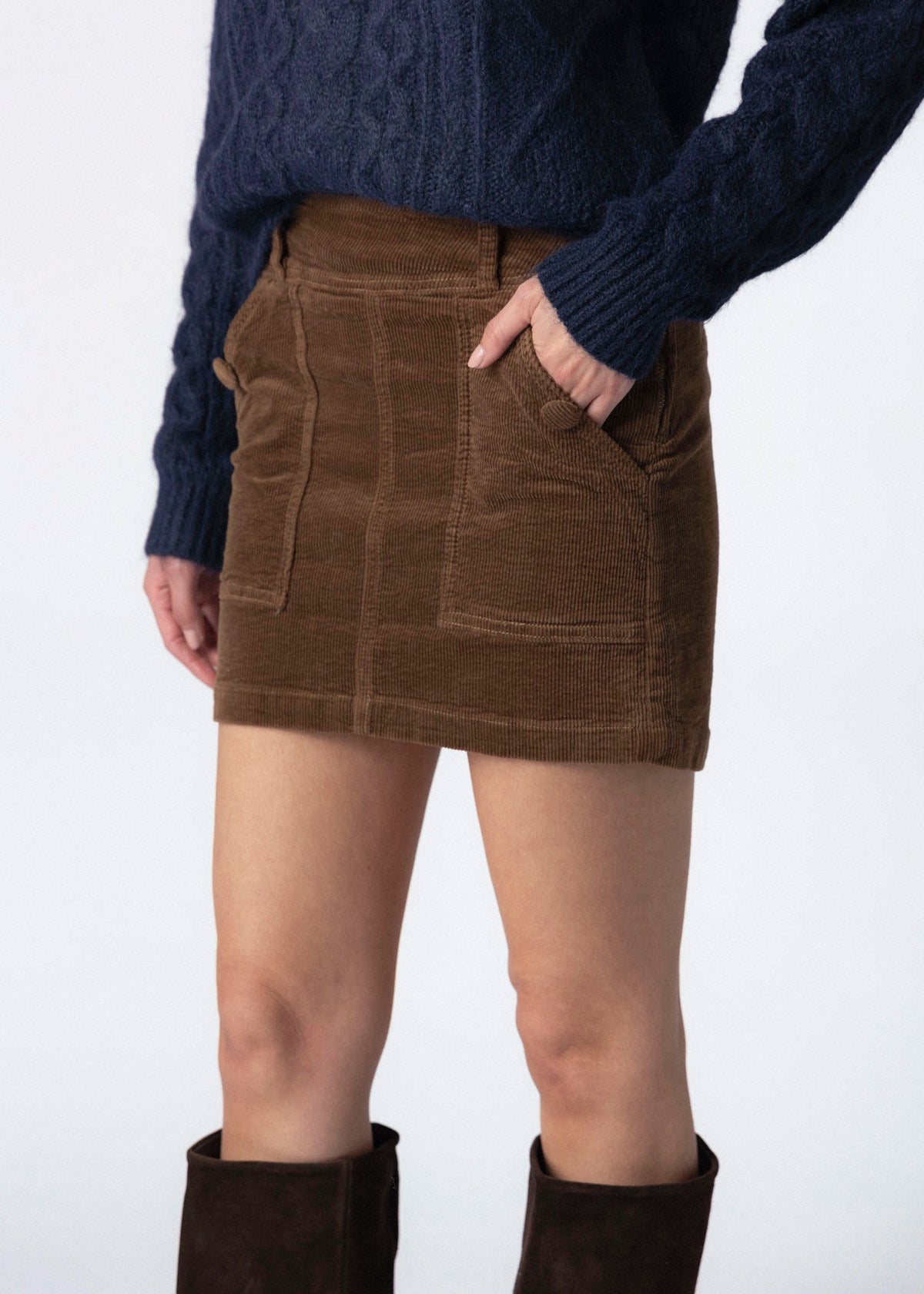 swatch_Fawn heartloom bree corduroy skirt