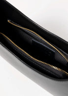 swatch_Black margaret italian leather shoulder bag