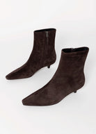 swatch_Chocolate Suede bibi lou azra 30 heeled ankle boot
