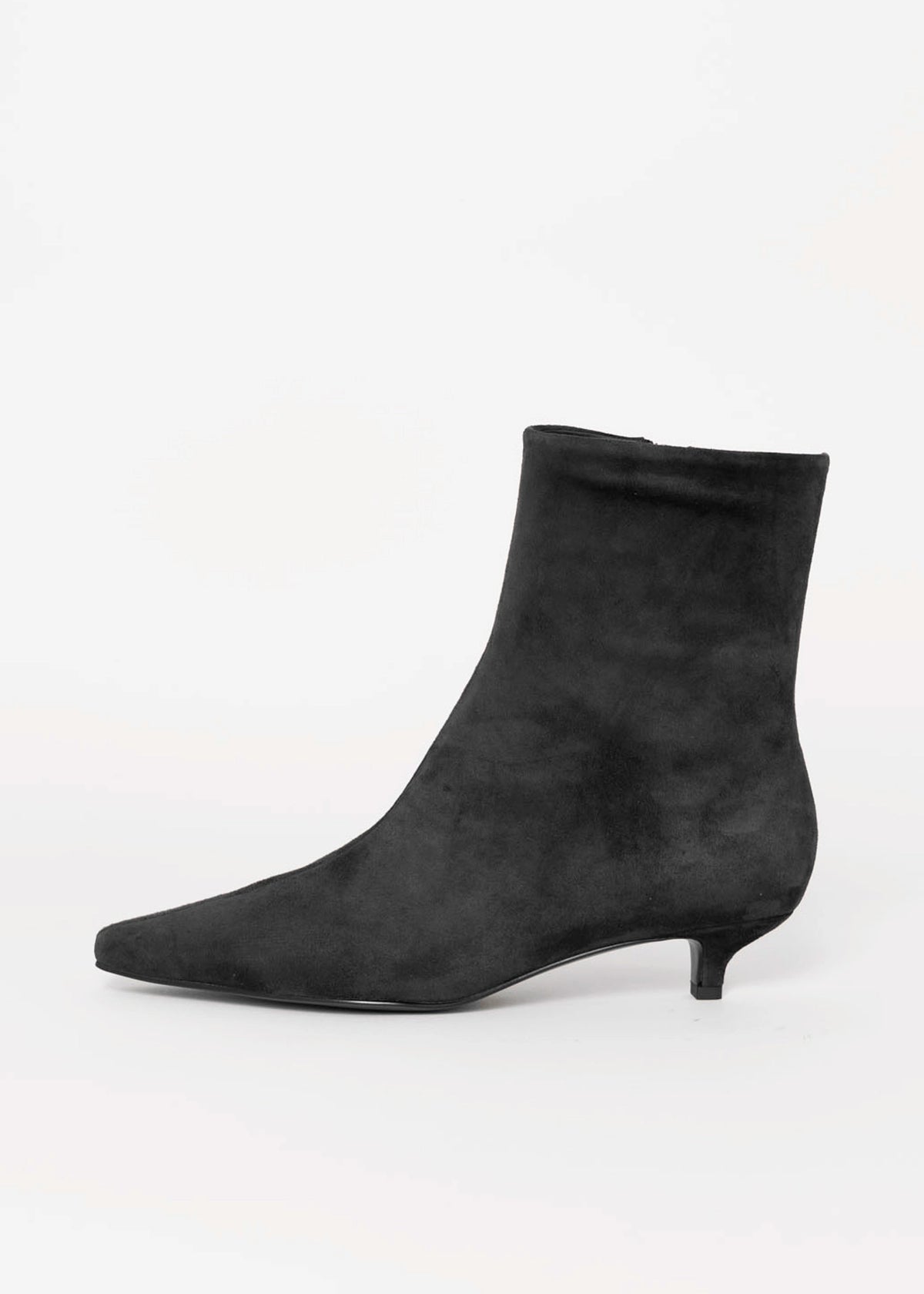 swatch_Black Suede bibi lou azra 30 heeled ankle boot