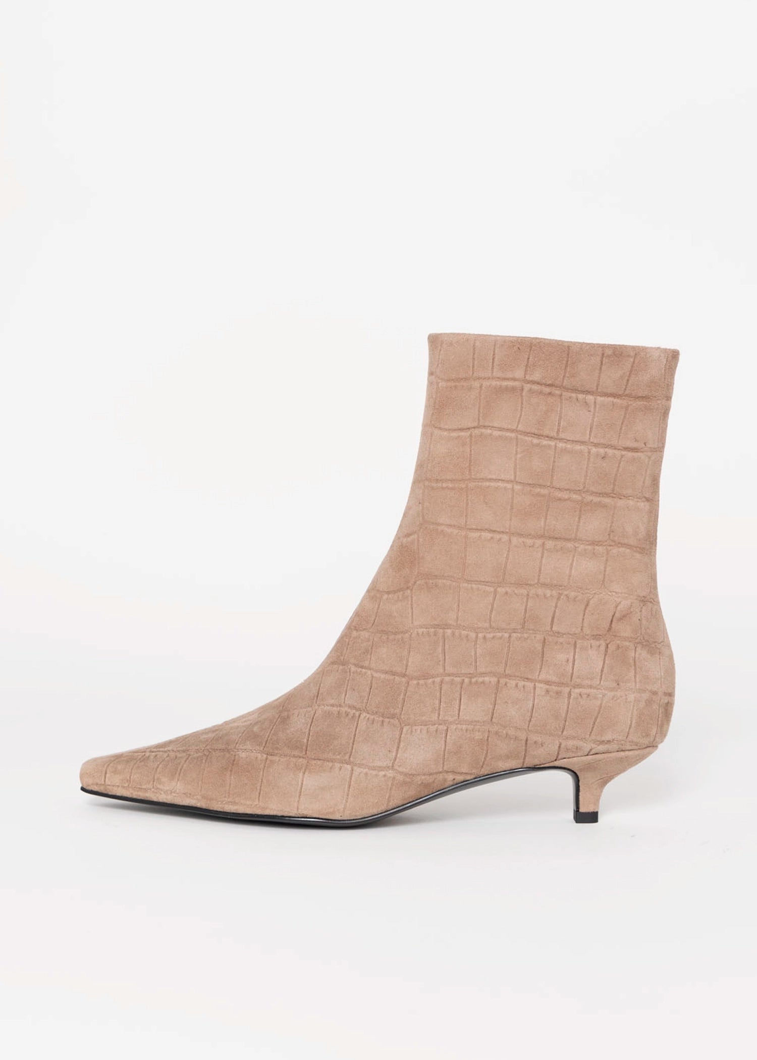 swatch_Taupe Croco Suede bibi lou azra 30 heeled ankle boot