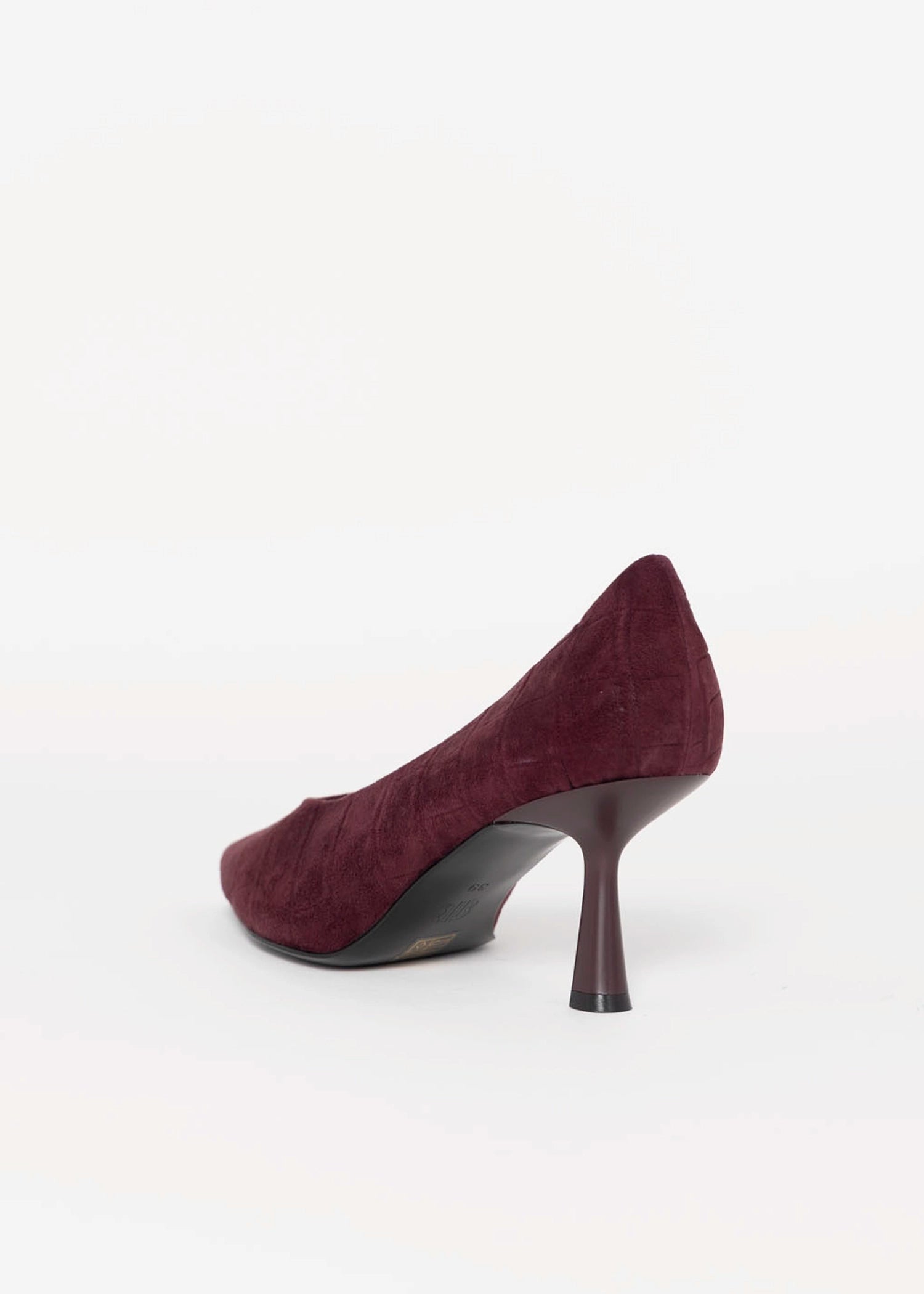 swatch_Burgundy Croco bibi lou tiare suede pump