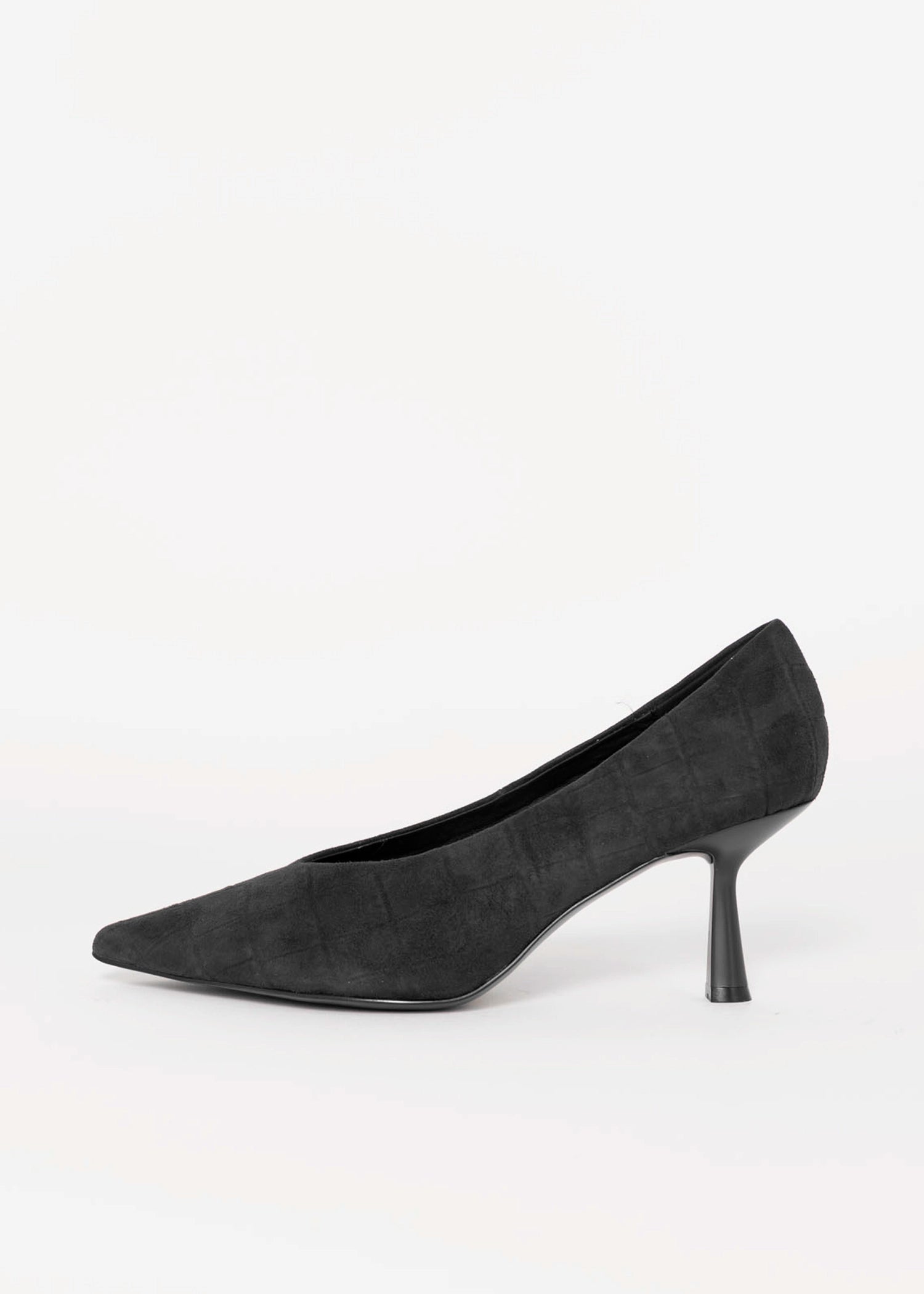 swatch_Black Croco bibi lou tiare suede pump