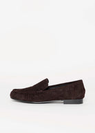 swatch_Dark Brown Suede bibi lou lysa loafer