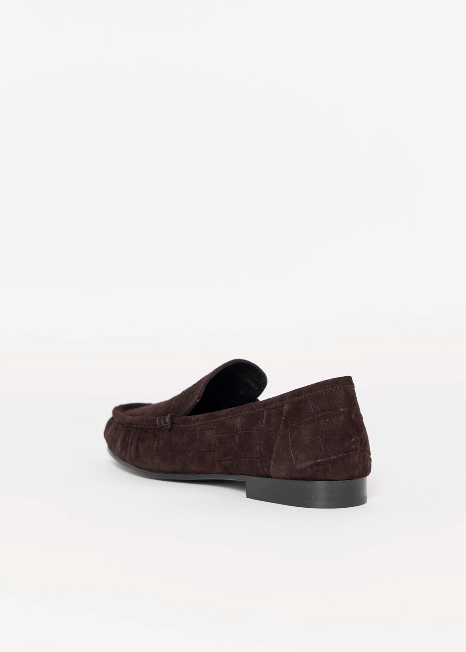 swatch_Dark Brown Suede bibi lou lysa loafer