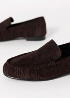 swatch_Dark Brown Suede bibi lou lysa loafer