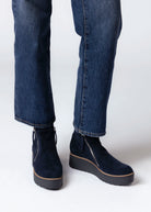 swatch_Navy Suede Silent D nene boot