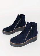swatch_Navy Suede Silent D nene boot