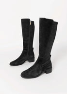 swatch_Black silent d oreos knee high boot