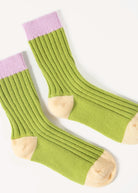 swatch_Green boot socks