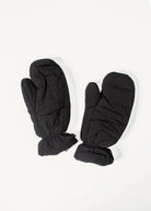 swatch_Black daha puffer mittens
