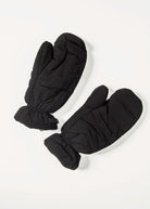 swatch_Black daha puffer mittens