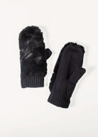 swatch_Black oxo faux fur mittens