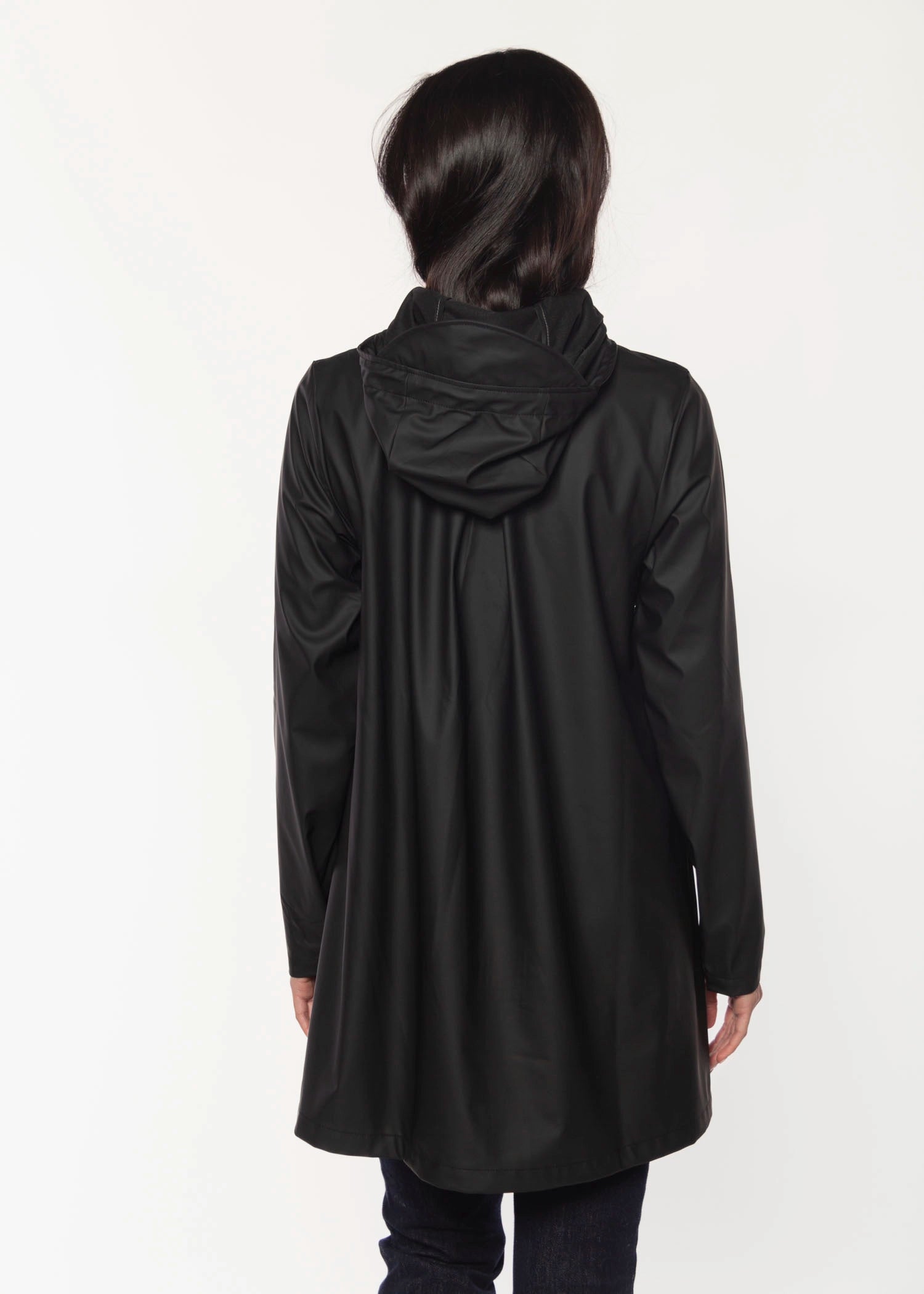 swatch_Black a line rain jacket coats