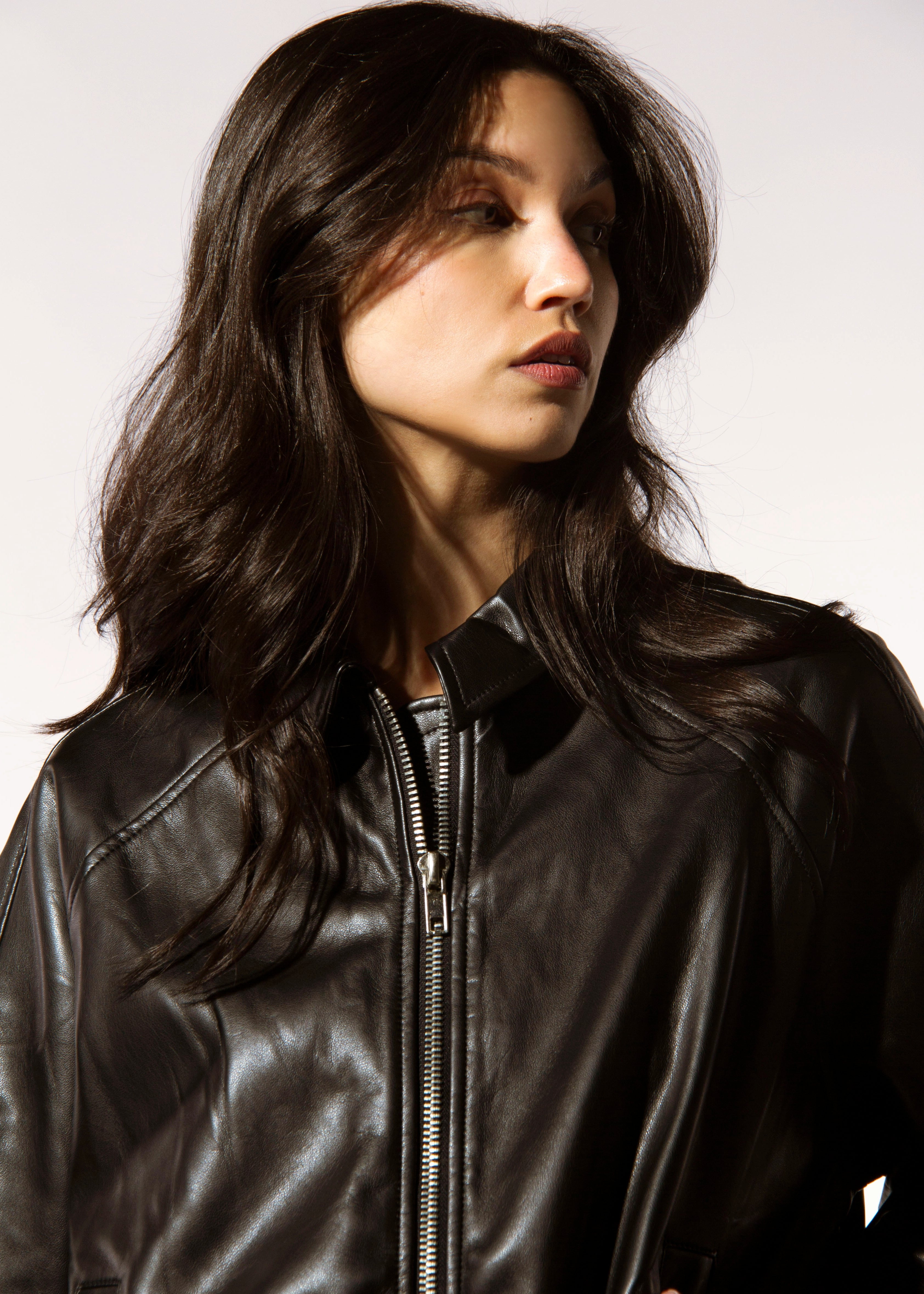 swatch_Black lizette bomber jacket