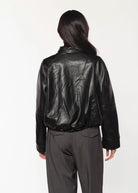 swatch_Black lizette bomber jacket