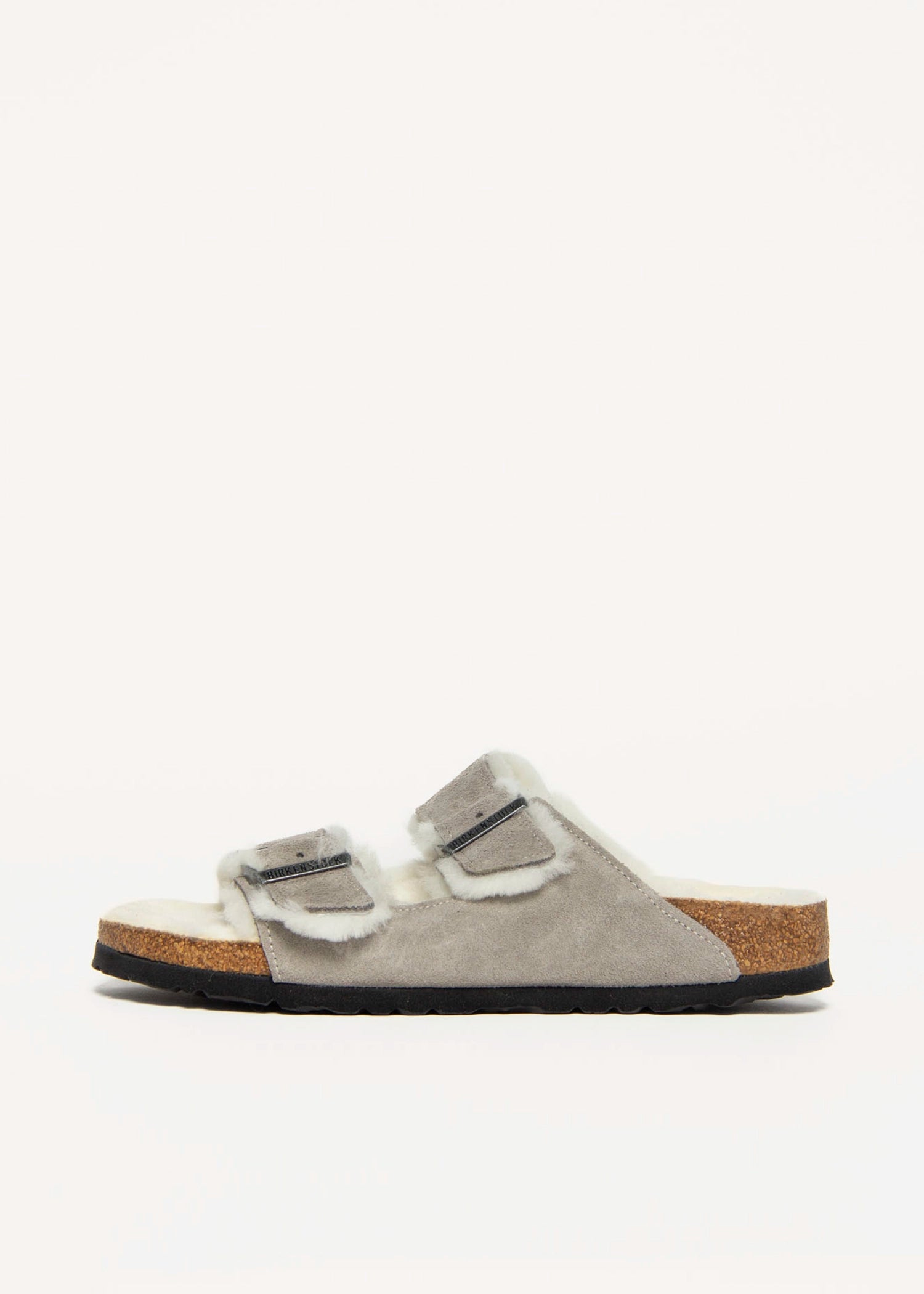 swatch_Stone Suede arizona shearling sandal shoes