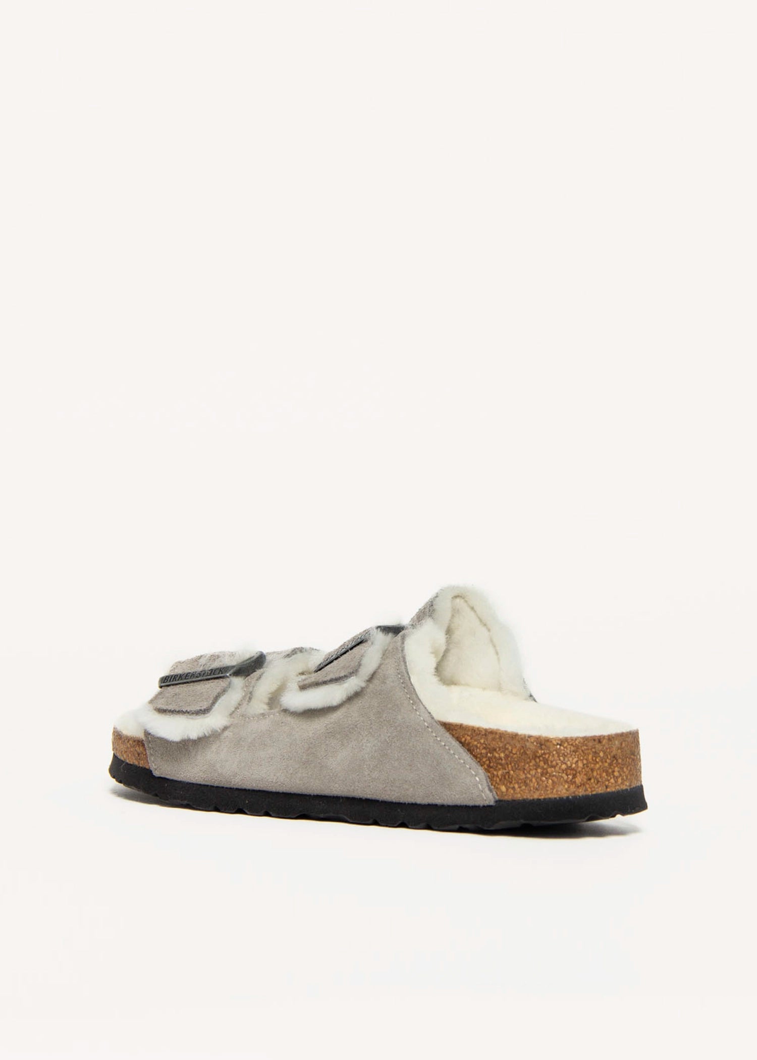 swatch_Stone Suede arizona shearling sandal shoes